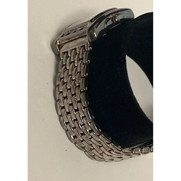 Ecclissi Womens Sterling Silver‎ Wristwatch Amethyst Crystals 32140 SR626SW - Picture 6 of 11